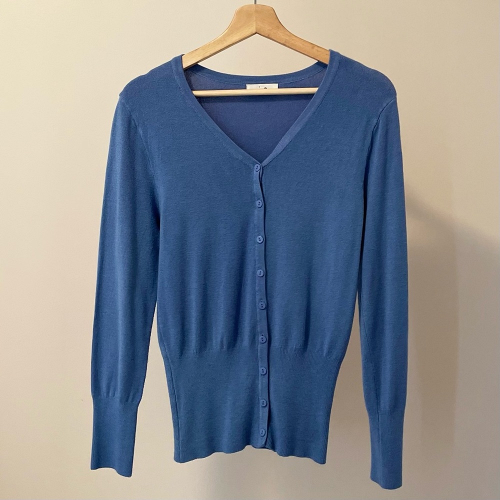 Ava Cardigan in Blue